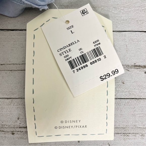 DISNEY PIXAR Off to Sleep We Go Collection Cinderella Short Sleeve Tee T-Shirt - Picture 5 of 7